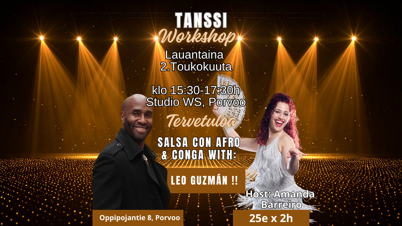 Cuban Salsa con Afro & Conga Workshop